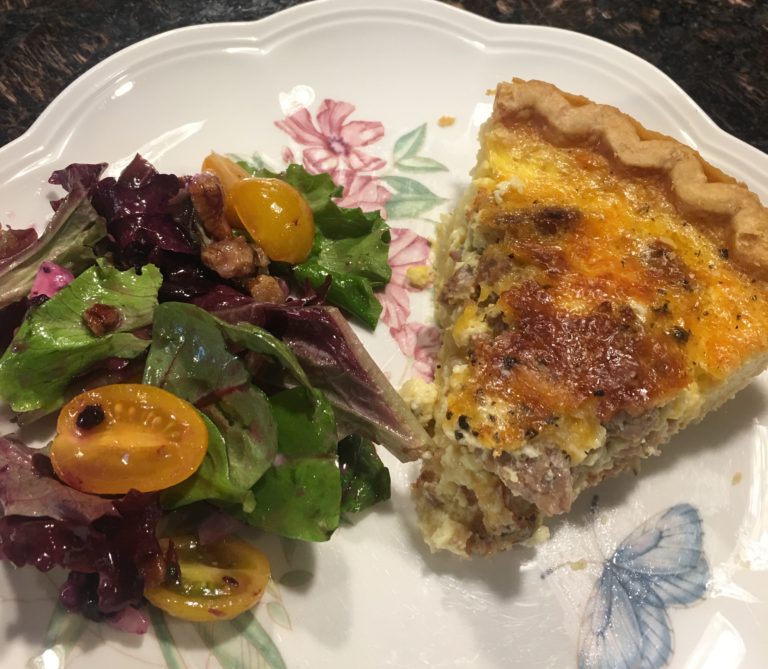 Homemade Sausage Quiche