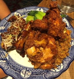 fried chicken plater