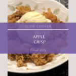 slow-cooker-apple-crisp recipe