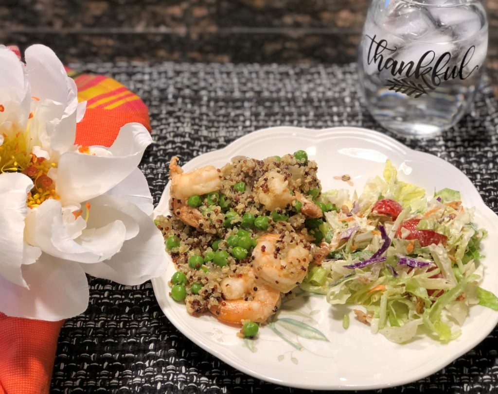 Garlic Shrimp and Quinoa