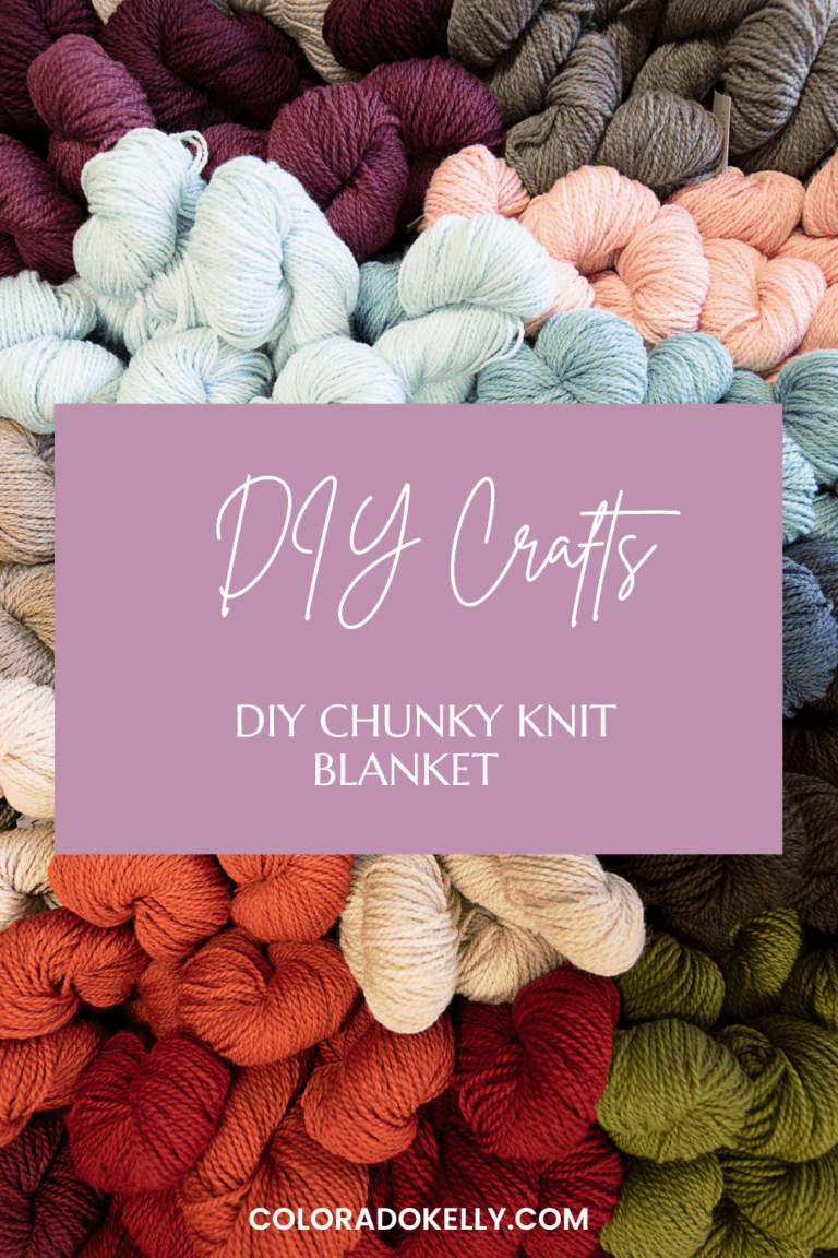 diy chunky knit blanket
