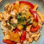 Garic Chicken Recipe in a bowl