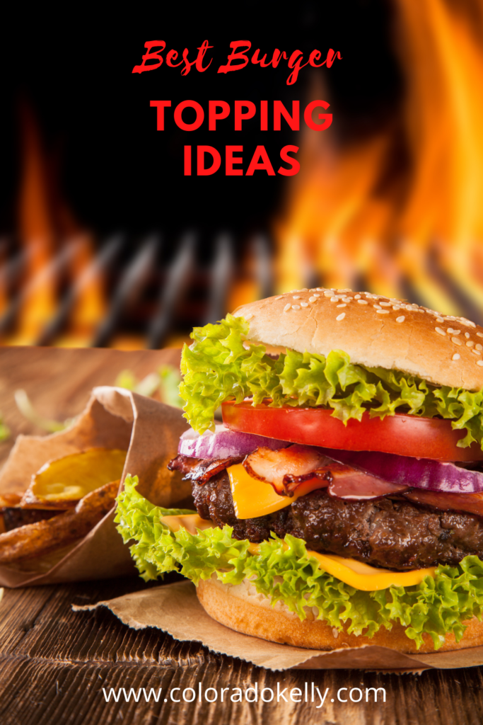 beef burger on a sesame bun with cheese and bacon