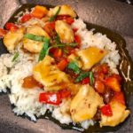 Apricot chicken and rice