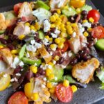salad with corn and bacon