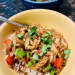 thai pork rice bowl